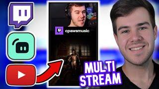 How To Multistream To YouTube Shorts Using Streamlabs 2024