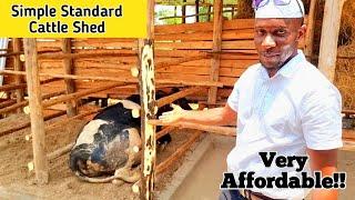 How to Build A standard Cattle Shed for 10milking Cows