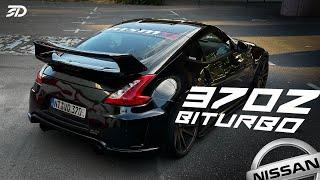 SD  EINMAL BITURBO BITTE? NISSAN 370Z  TURBO - FLY BY - SOUNDCHECK