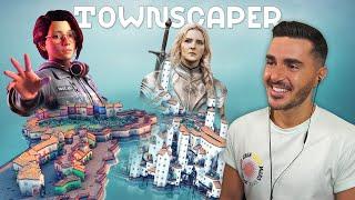 Building Haven Springs & Minas Tirith  Lets Play Townscaper  Chill Indie Game