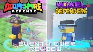 all both reward and tycoon review  Doomspire Defense X Voxel Defenders