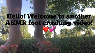 Asmr foot crushing