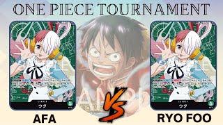 ワンピカード  ONE PIECE CARD GAME TOURNAMENT   绿ウタ VS 绿ウタ 
