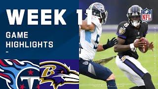Titans vs. Ravens Week 11 Highlights  NFL 2020