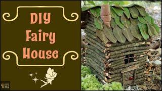 How to Make A Fairy House Out of Nature -- sticks moss leaves etc.