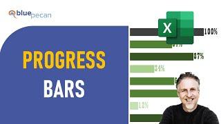 Percentage Progress Bar in Excel With Conditional Formatting  Change Colour Based on Value in Cell