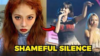 HYUNA IS IGNORED WITH AN EMBARRASSING SILENCE FROM THE AUDIENCE WHILE SINGING