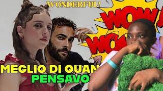 Angelina Mango - uguale a me feat. Marco Mengoni Visual Video  FOREIGNER REACTS