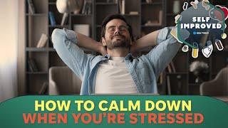 Three tips to stay calm during a stressful day improve mental health  SELF IMPROVED