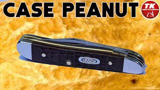 Case Peanut Jigged Delrin Pocket Knife 00046 6220 SS