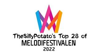 Melodifestivalen 2022 My Top 28 with comments
