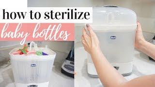 HOW TO STERILIZE BABY BOTTLES  CHICCO NATURALFIT 3-IN-1 MODULAR STERILIZER  BABY ESSENTIALS