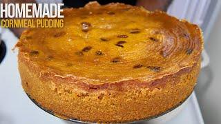 HOW TO MAKE JAMAICAN CORNMEAL PUDDING  Hawt Chef