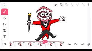 Ive Animated Caine from Amazing Digital Circus on FlipaClip