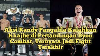 Aksi Randy Pangalila kalahkan Kkajhe di pertandingan Byon Combat Ternyata jadi Fight terakhir