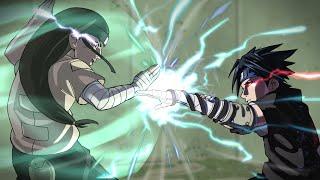 Sasuke vs Neji  Battle of Prodigies