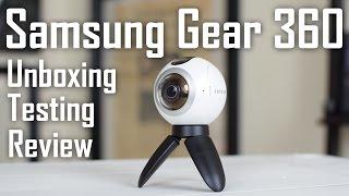 Samsung Gear 360 Camera - Unboxing Testing and Review