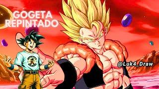 Repintando a Gogeta en Super Saiyajin 