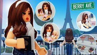 ¡ME VOY A PARÍS CON MIS HIJAS GEMELAS Y VIAJO EN PRIMERA CLASE EN BERRY AVENUE ️  Roblox