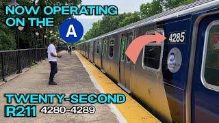 NYC Subway Twenty-second R211 enters service on the A line