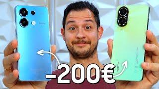 MEJOR móvil de 200€ Redmi Note 13 vs Realme C67