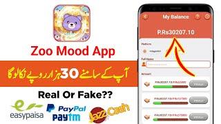 Zoo Mood App Withdrawal  Zoo Mood App Real Or Fake  Zoo Mood App  Online Earning In Pakistan