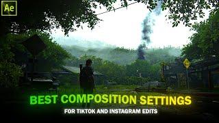 Composition settings for  edits