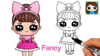 How to Draw Fancy LOL Surprise Doll