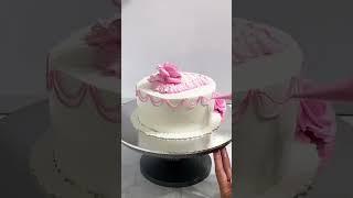 Simple and easy Cake decorating #cake #shortsfeed #yt #shorts