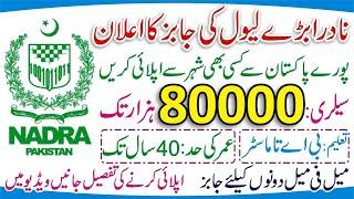 NADRA Jobs 2024 - Nadra Job Online Apply 2024 -Latest Careers Nadra 2024 - Jobs in Nadra Office 2024