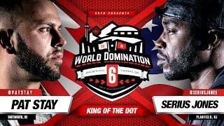 KOTD - Rap Battle - Pat Stay vs Serius Jones  #WD6ix