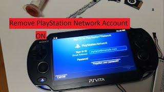 how to remove any PSN account  PSVita playstation network account restore hard reset ps vita