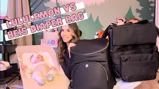 Reviewing Lululemon New Parent Backpack vs Beis Ultimate Diaper Backpack