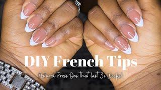 How I Make My French Tip Press On Nails Look Natural & Last 3+ Weeks  Beginner Friendly  #KUWC