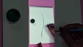 Colourfull Brush strokes flower #drawing #painting #viral #satisfying art