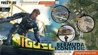 MEJORAS en el Mapa de BERMUDA Nuevo Personaje MIGUEL  Final ÉPICO v - FREE FIRE