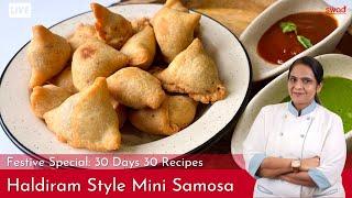 How to make Haldiram Style Mini Samosa at Home  मिनी फरसाण समोसा  Farsan Samosa  Besan Samosa