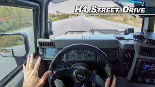 2003 Hummer H1 POV Test Drive - Bonding with a Monster Binaural Audio