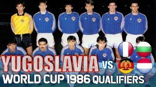 YUGOSLAVIA World Cup 1986 Qualification All Matches Highlights  Road to Mexico