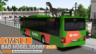 OMSI 2 Bad Hügelsdorf Linie 304 vom Dinopark nach Sechelsberg im MAN A20   BUS-SIMULATOR