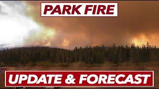 Park Fire Update & Forecast  July 29 2024