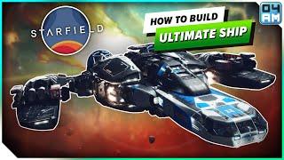 Starfield The ULTIMATE Ship Build - Insane DPS & Cargo Max Range EZ Boarding & More