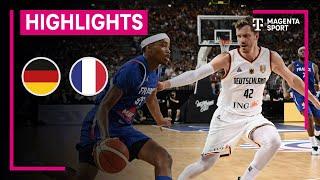 Deutschland - Frankreich  Basketball-Testspiel  MAGENTA SPORT