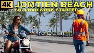 Big Road Work Started on Jomtien Beach Work - 25th April 2024 - Thursday