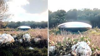 This Man Just Released The Clearest Images Of A UFO That Landed In The Middle Of This Field