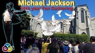 Michael Jackson 14th Anniversary Fan Gathering  + Former Home