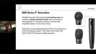 Webinar Audio-Technica - Network 3000 Series and Wireless Manager