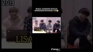 Reaksi Jungkook BTS Setelah Mendengar Nickname Lisa Blackpink