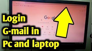How To Open Gmail In Laptop  How To Login Gmail In Laptop  How To Open Mail In Laptop