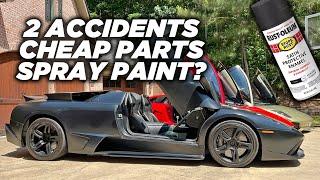 Who spray paints a million dollar car? The WORST manual LP640 Roadster on Earth